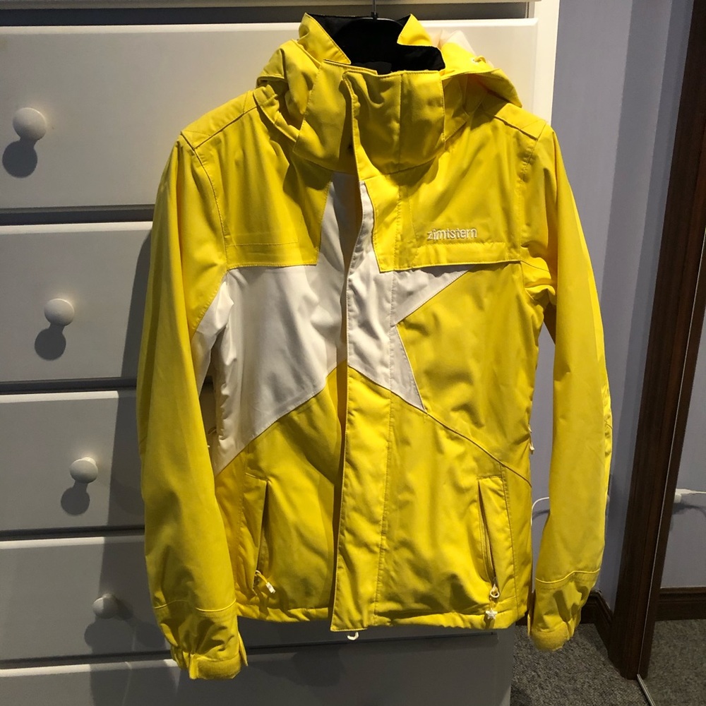COPY - Zimtstern yellow star winter jacket
